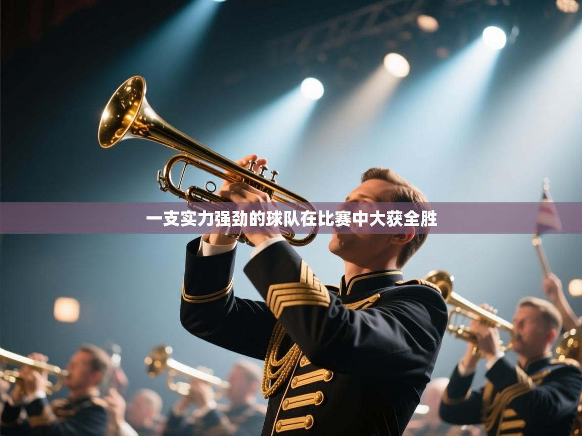 一支实力强劲的球队在比赛中大获全胜