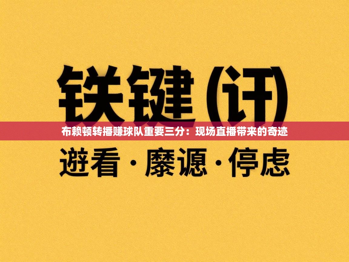 布赖顿转播赚球队重要三分:现场直播带来的奇迹 第2张